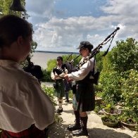 Bag pipers on the porch.jpg
