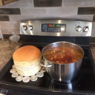 Borscht and fresh bread Sept 7 2018