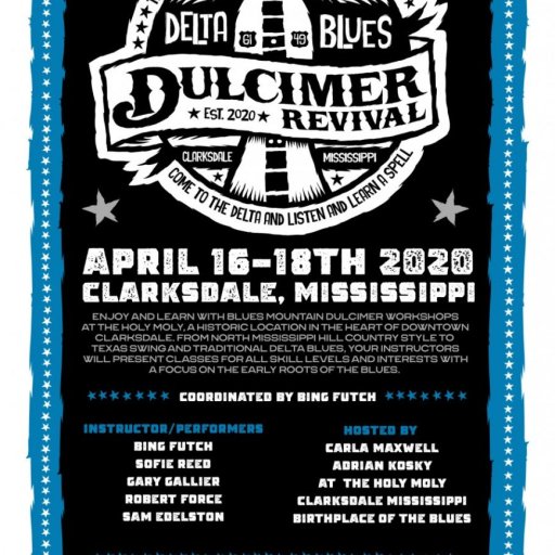 Delta Blues Dulcimer Revival -- Official poster