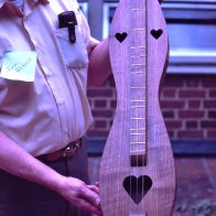 large central heart, by JimAbbot (holding) Chapel Hill NC, May'84