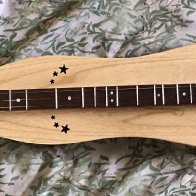 New Harmony dulcimer on scarf