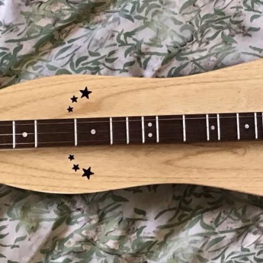 New Harmony dulcimer on scarf