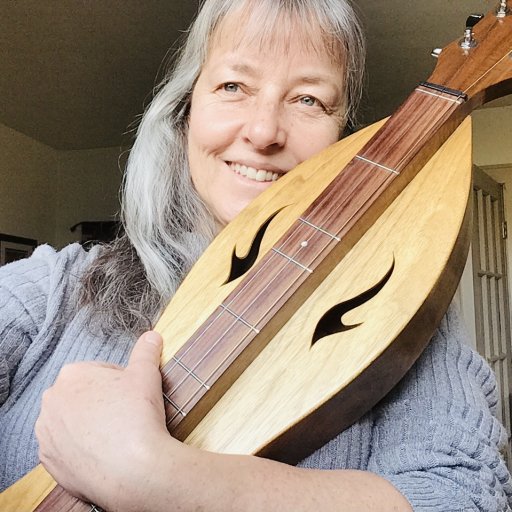 selfie with Simerman dulcimer