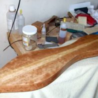 Finishing a curly cherry dulcimer