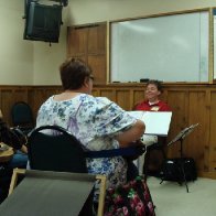 A long day of teaching at the Ozark Folk Center