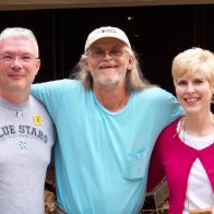 (L-R) John, Randy Adams, and Karen