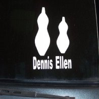 Dulcimer Car Emblem With Name