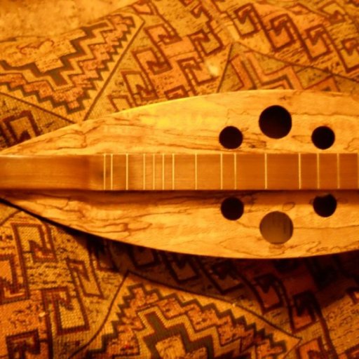 Spalted sycamore dulcimer