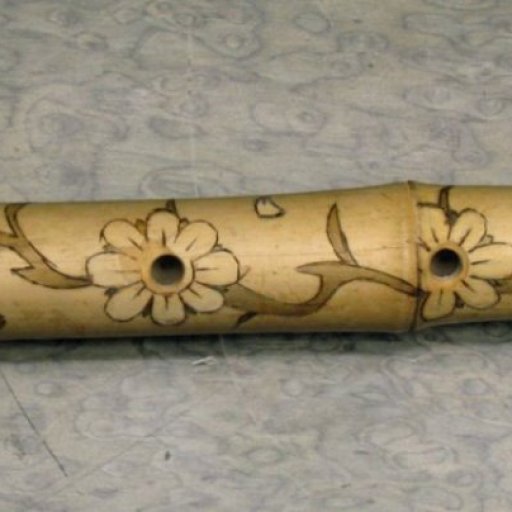 Shakuhachi close up