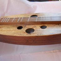 Spalted sycamore dulcimer (finished)