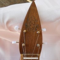 Spalted sycamore dulcimer (finished)