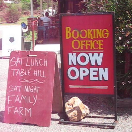 Table Hill on Sandwich Board