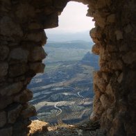 view from Acrocorinth, Greece