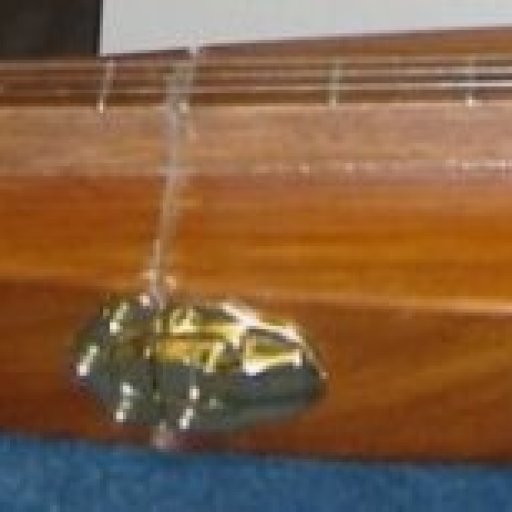 Side View of Folding Dulcimer