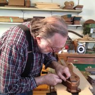 Howard Rugg building me a dulcimer