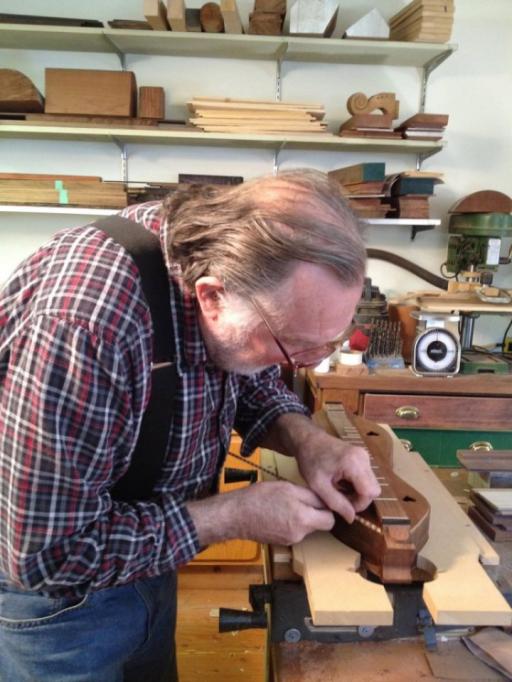 Howard Rugg Building Me A Dulcimer - Photos - Patricia Delich | fotmd.com