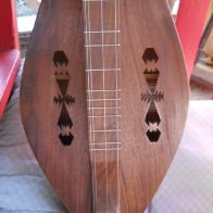 "Native American" themed dulcimer