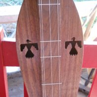 "Native American" themed dulcimer