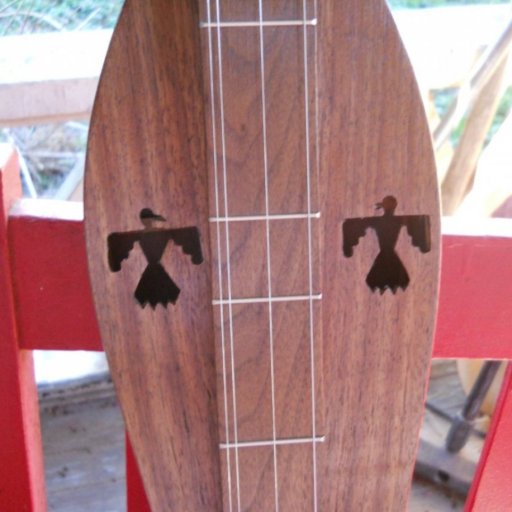 "Native American" themed dulcimer