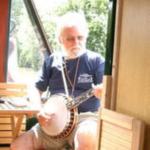 Banjo in the boat