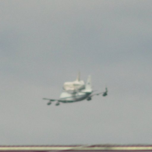 Space Shuttle Discovery flyover