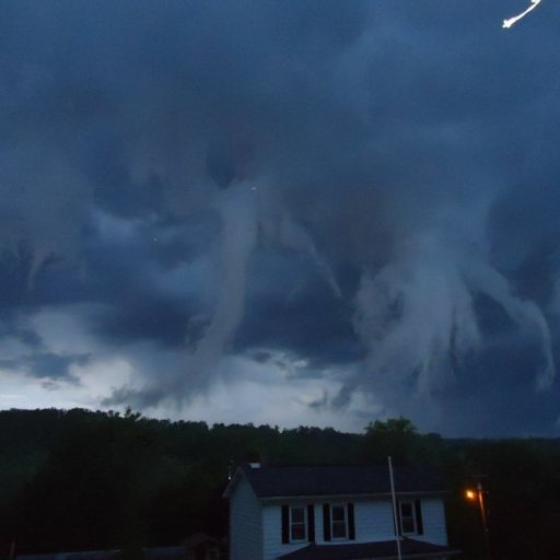 Weird cloud formation that came through tonight