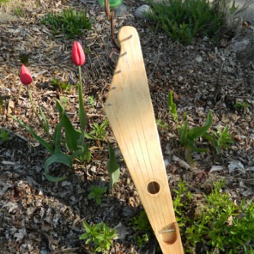 Kantele in the garden