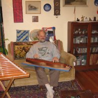 Dulcimer & a feathered friend