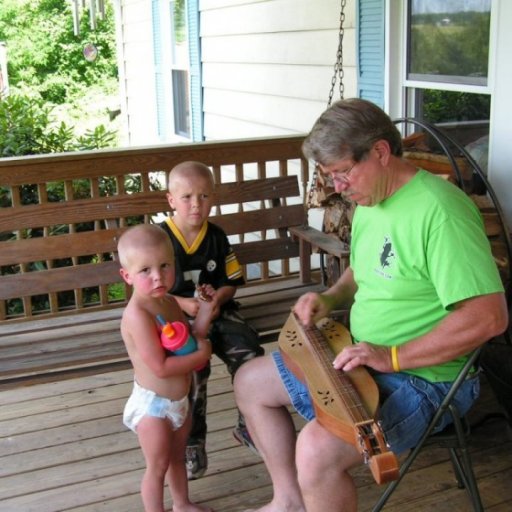 Strummin' for the grandkids