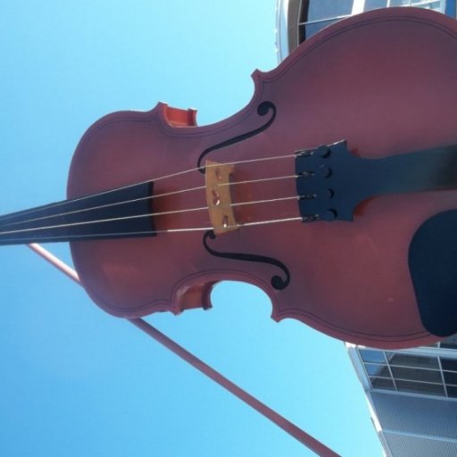 World's largest violin, in Sydney, Nova Scotia