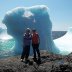 5 feet from an iceberg, St. Anthony, Newfoundland, 75 degree air temp