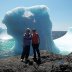 5 feet from an iceberg, St. Anthony, Newfoundland, 75 degree air temp