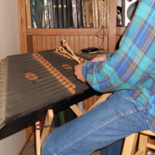 Son on hammered dulcimer