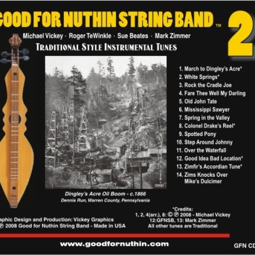 CD #2 Back - Good for Nuthin String Band