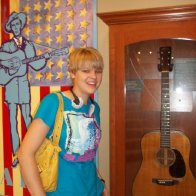 Anna at Martin Guitar museum