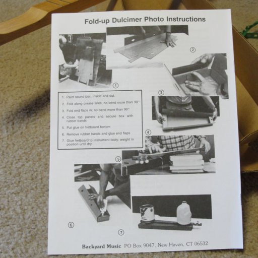 Dulcimer kit instruction pictures. Need those, LOL