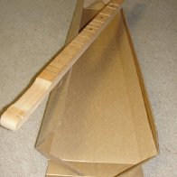 Dulcimer kit/sound box and fret board with frets