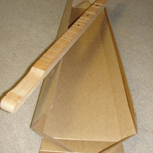 Dulcimer kit/sound box and fret board with frets