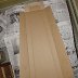 Cardboard Dulcimer prep for painting