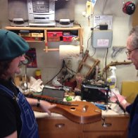 Adrian Kosky with Dulcimer Doctor, Bob Magowan