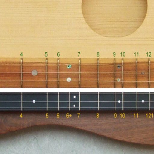 Fretboard comparison - Raffele and Mountain Dulcimer