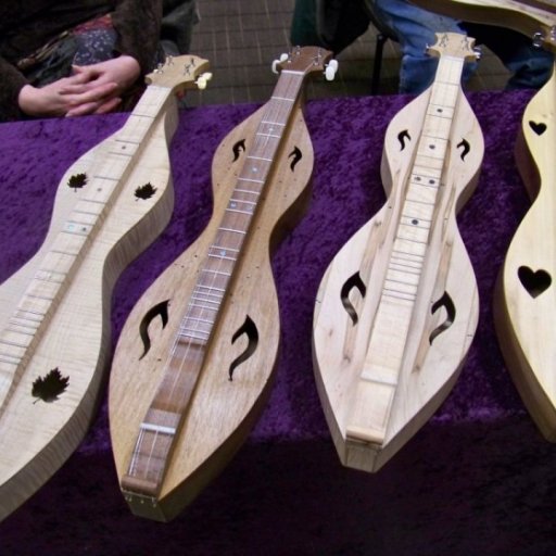 Four dulcimers