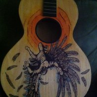 Icarus guitar artwork