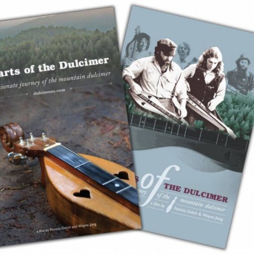 postcard design for our dulcimer documentary "Hearts of the Dulcimer"