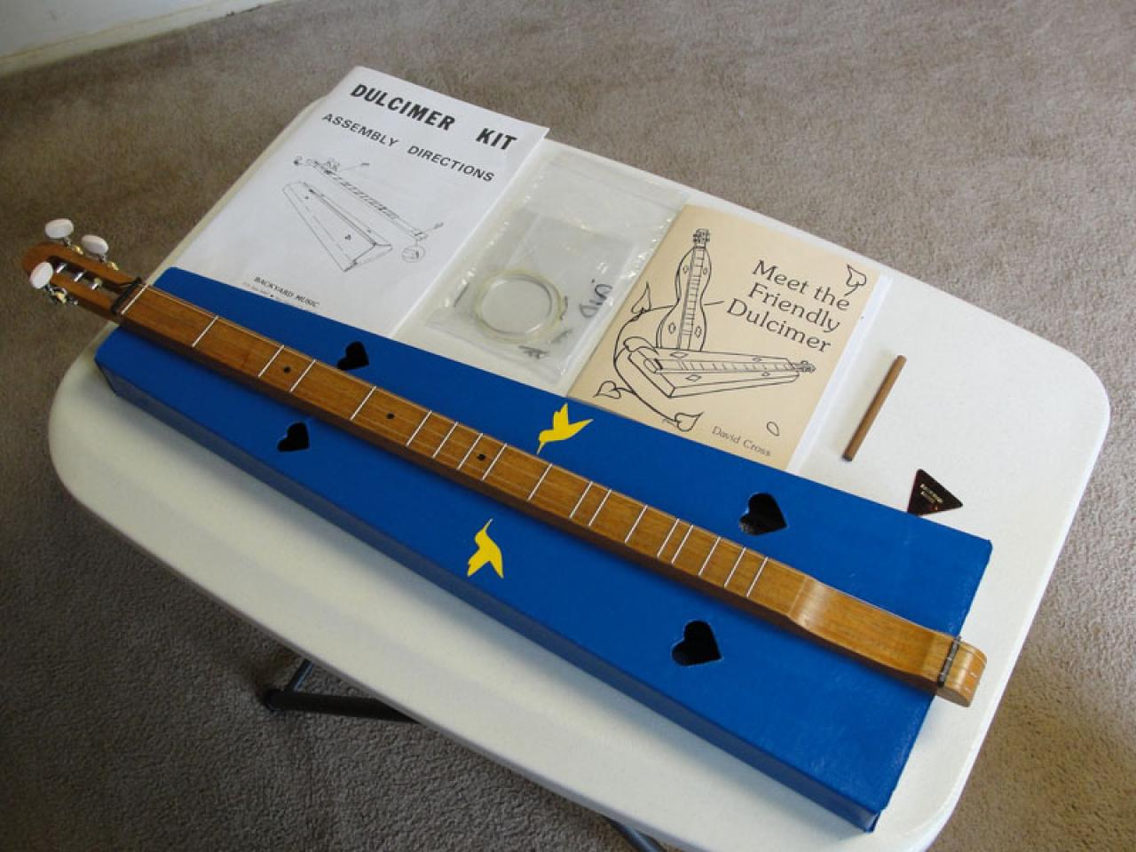 Backyard Music Cardboard Dulcimer Kit Photos Patty From Virginia