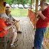 Jammin' on the porch