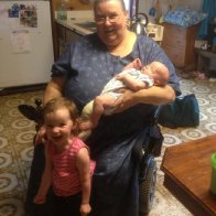 Grandma and her 2 precious grandchildren