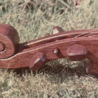 dulcimer - wooden peg model - tuning head