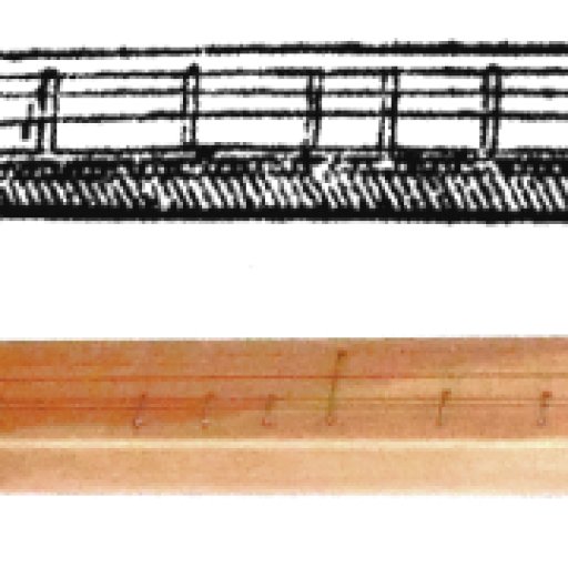 Scheitholt - inspired by the illustration of Praetorius