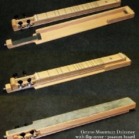Self made Octave Mountain Dulcimer with flip cover possum board